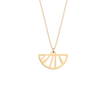 Amazone Customizable Rose Gold Medallion Necklace