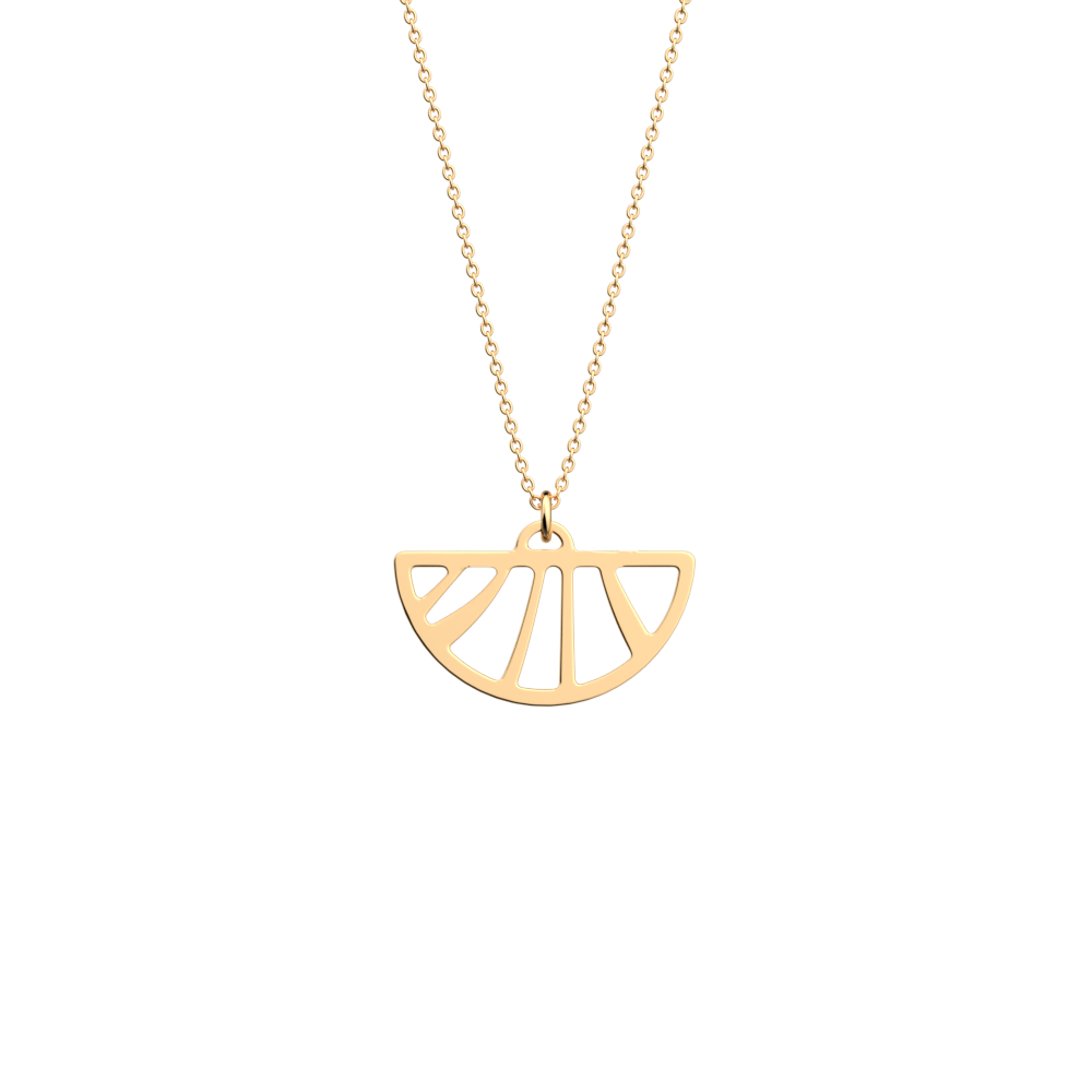 Amazone Customizable Rose Gold Medallion Necklace