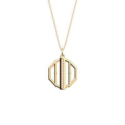 Merveille Customizable Arabesque Pendant Necklace