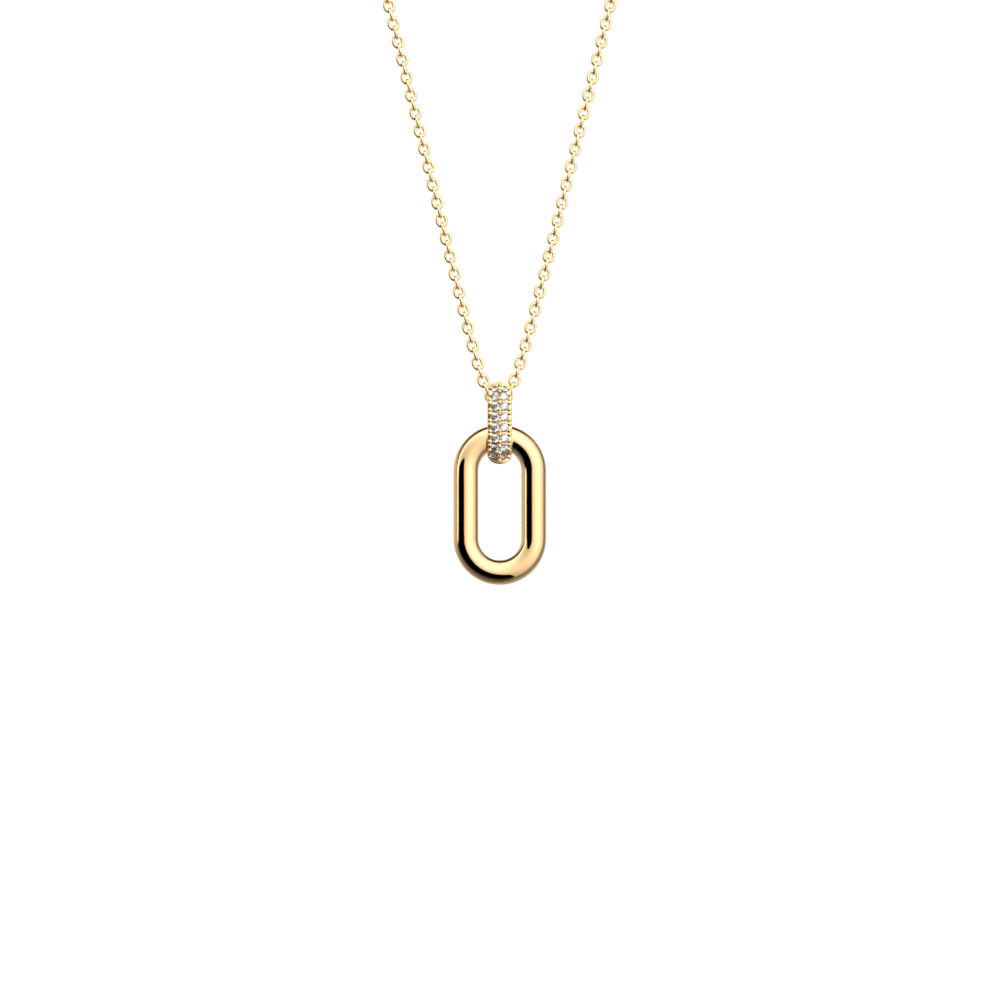 Chaîne Customizable Rose Gold Pendant Necklace