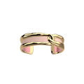 Atelier Rose Gold Cuff with Reversible Leather Insert
