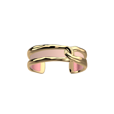 Atelier Rose Gold Cuff with Reversible Leather Insert